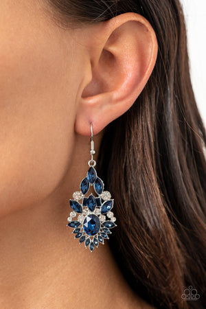 Paparazzi Ice Castle Couture - Blue Earrings