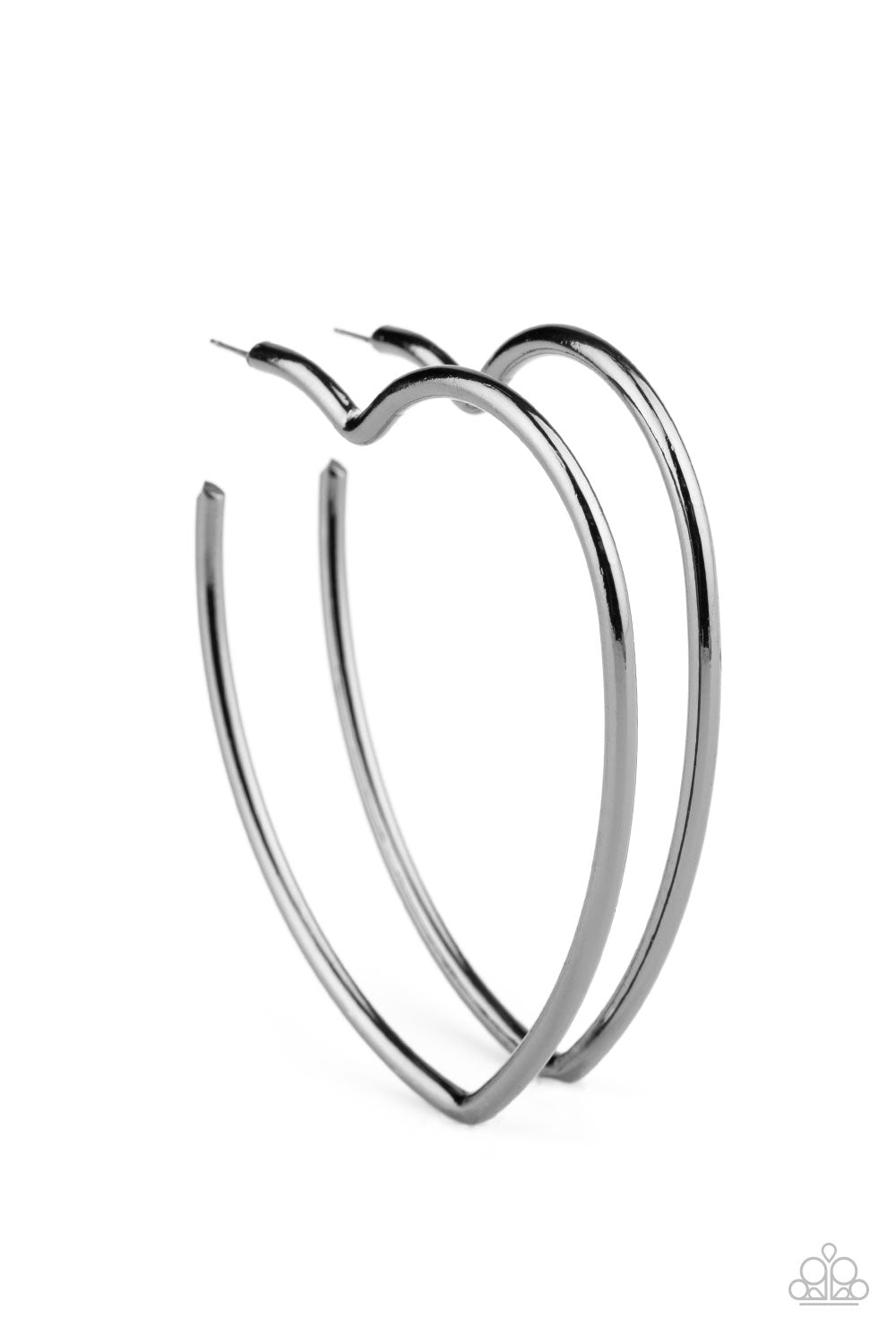 Paparazzi Heartbreaker Hustle - Black Earrings