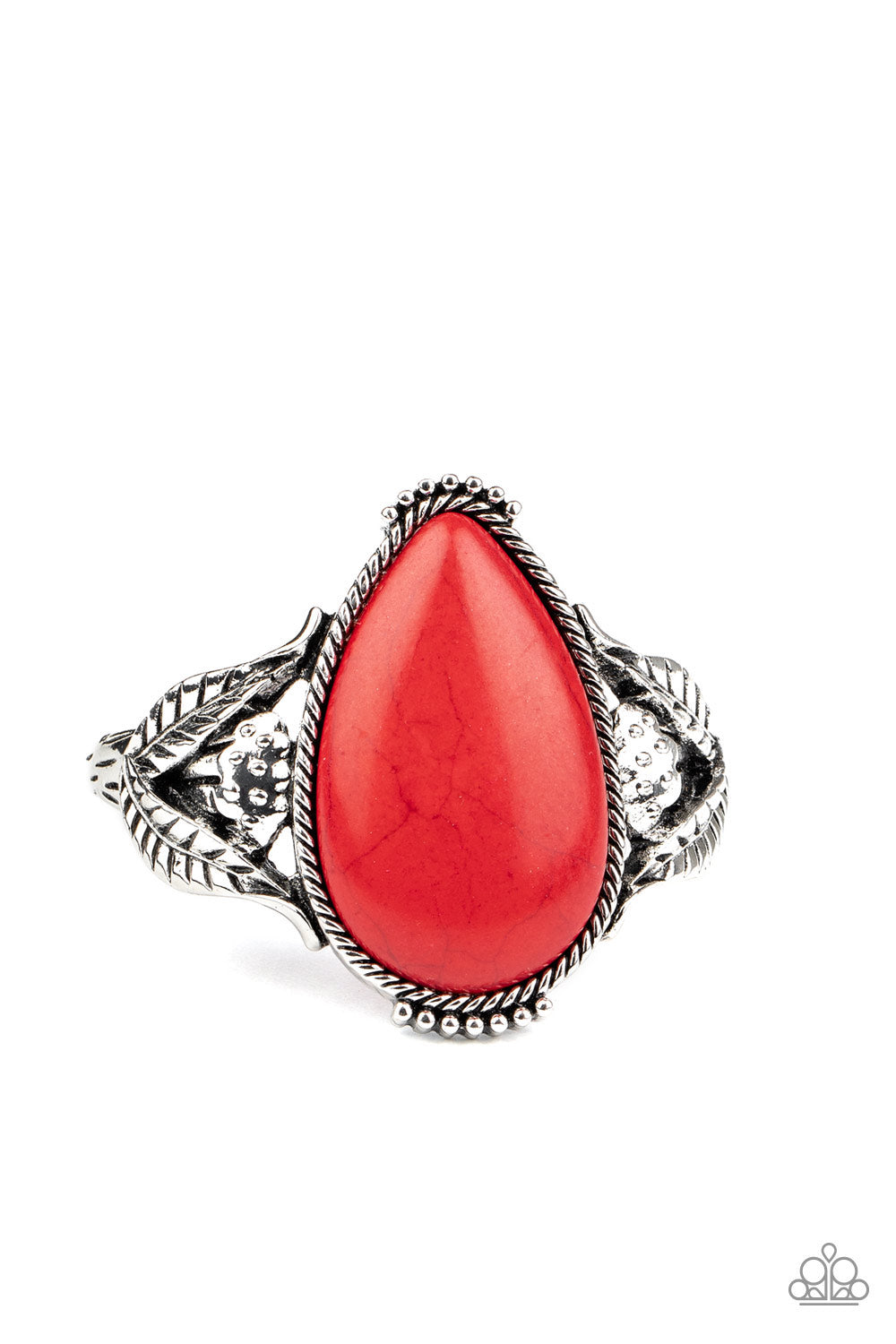 Paparazzi Blooming Oasis - Red Bracelet