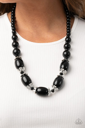 Paparazzi After Party Posh - Black Necklace