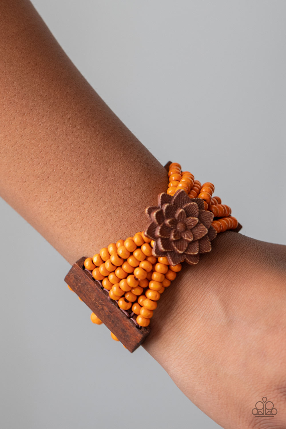 Paparazzi Tropical Sanctuary - Orange Bracelet