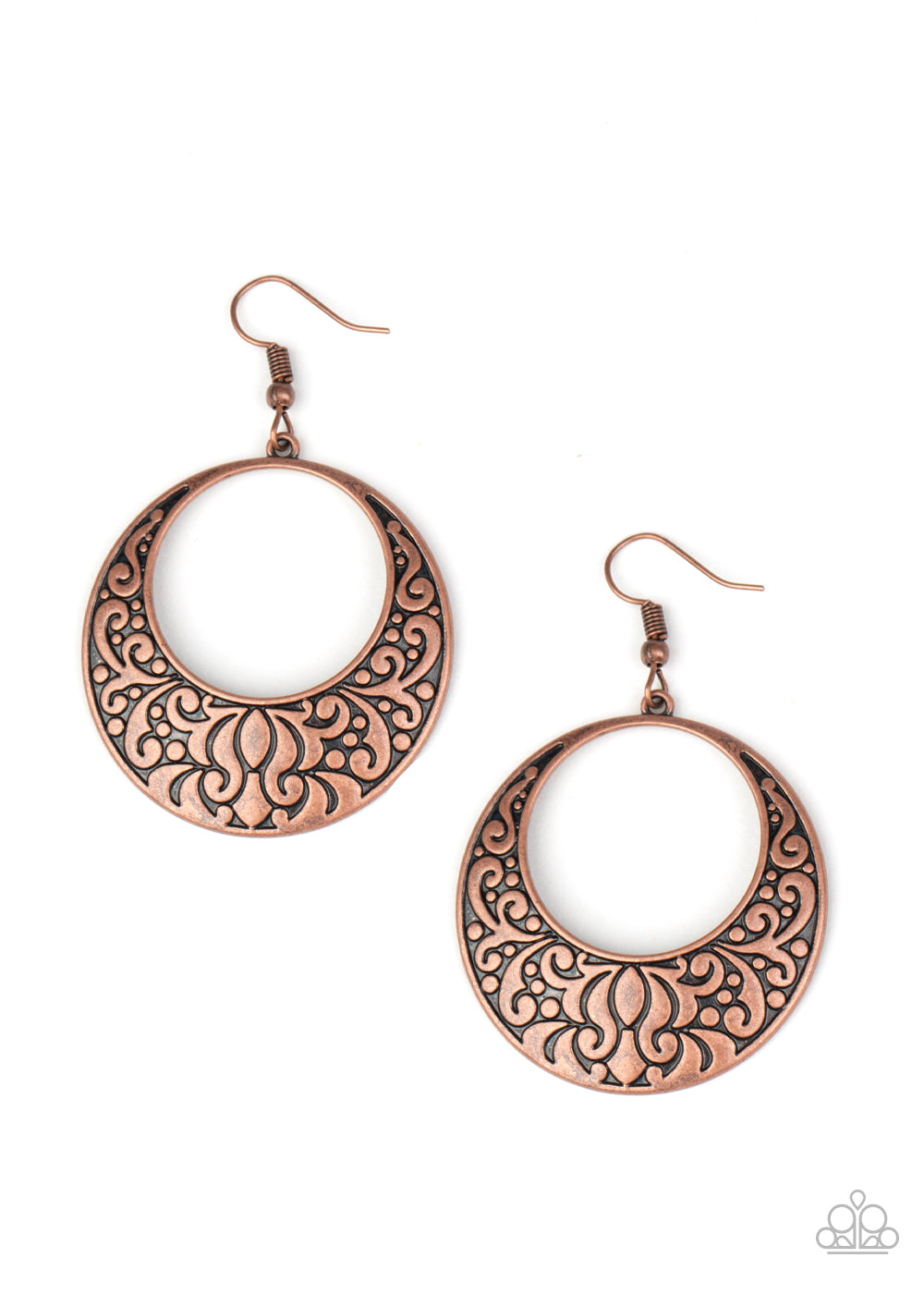 Paparazzi Secret Groves - Copper Earrings