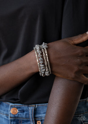 Paparazzi Rockin Renegade - Silver Bracelet