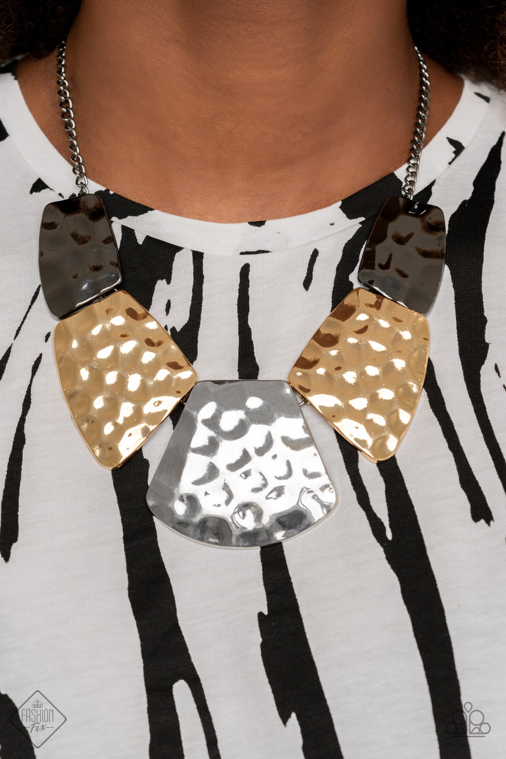 Paparazzi HAUTE Plates - Multi Necklace