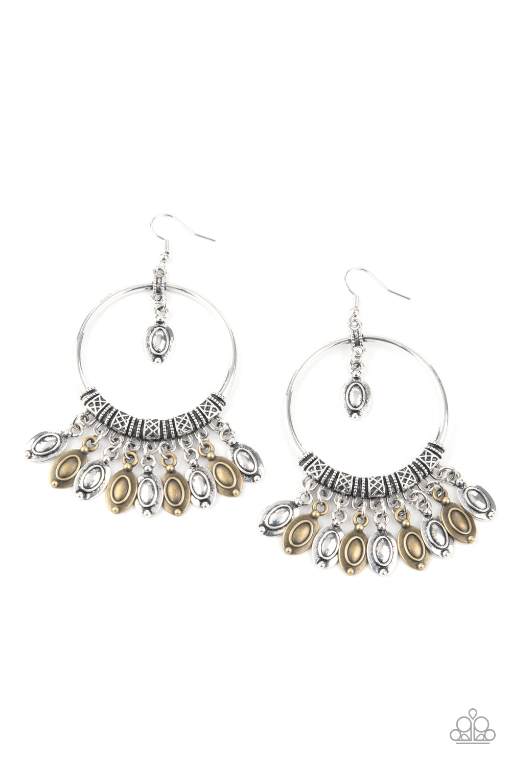 Paparazzi Metallic Harmony - Multi Earrings