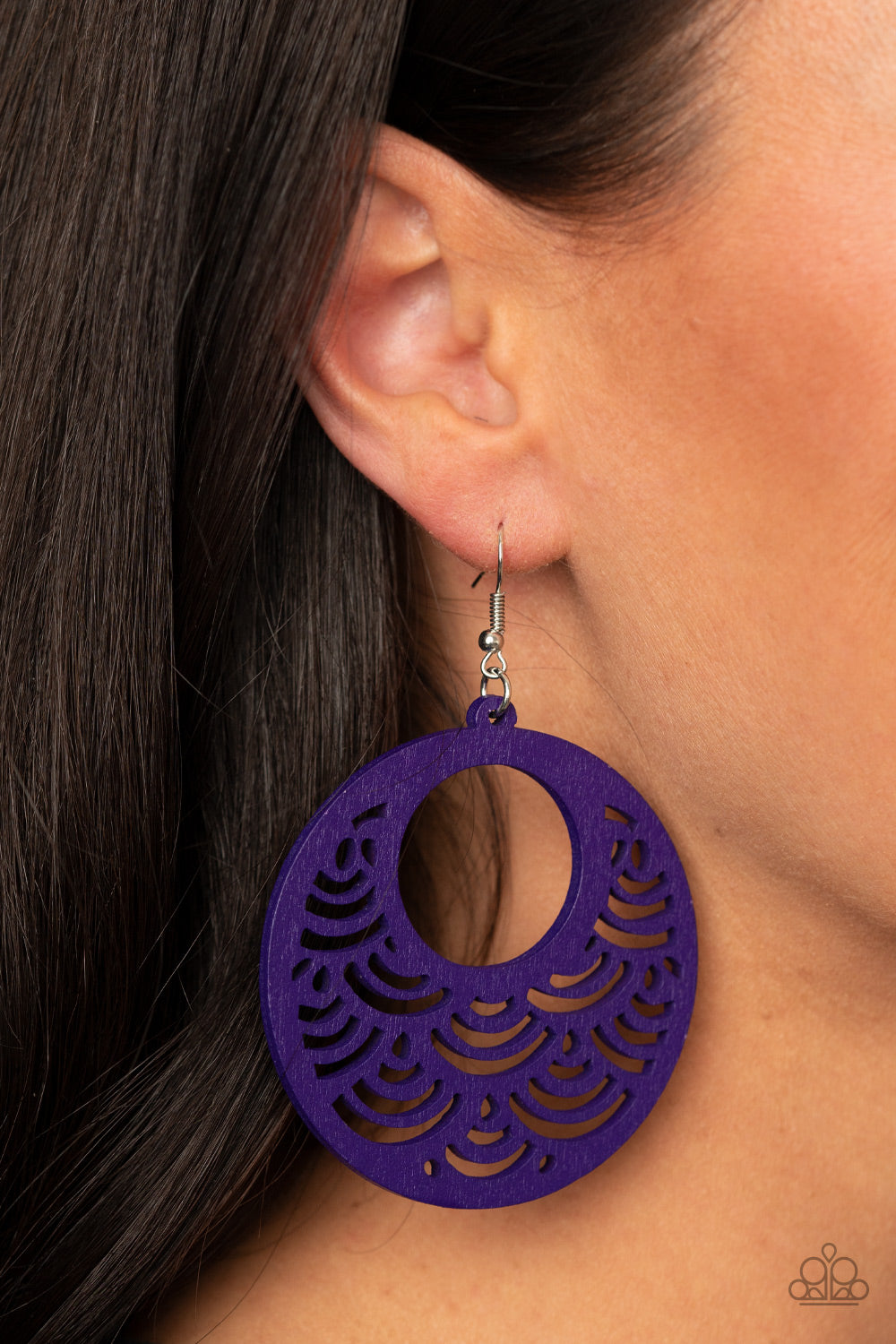 Paparazzi SEA Le Vie! - Purple Earrings