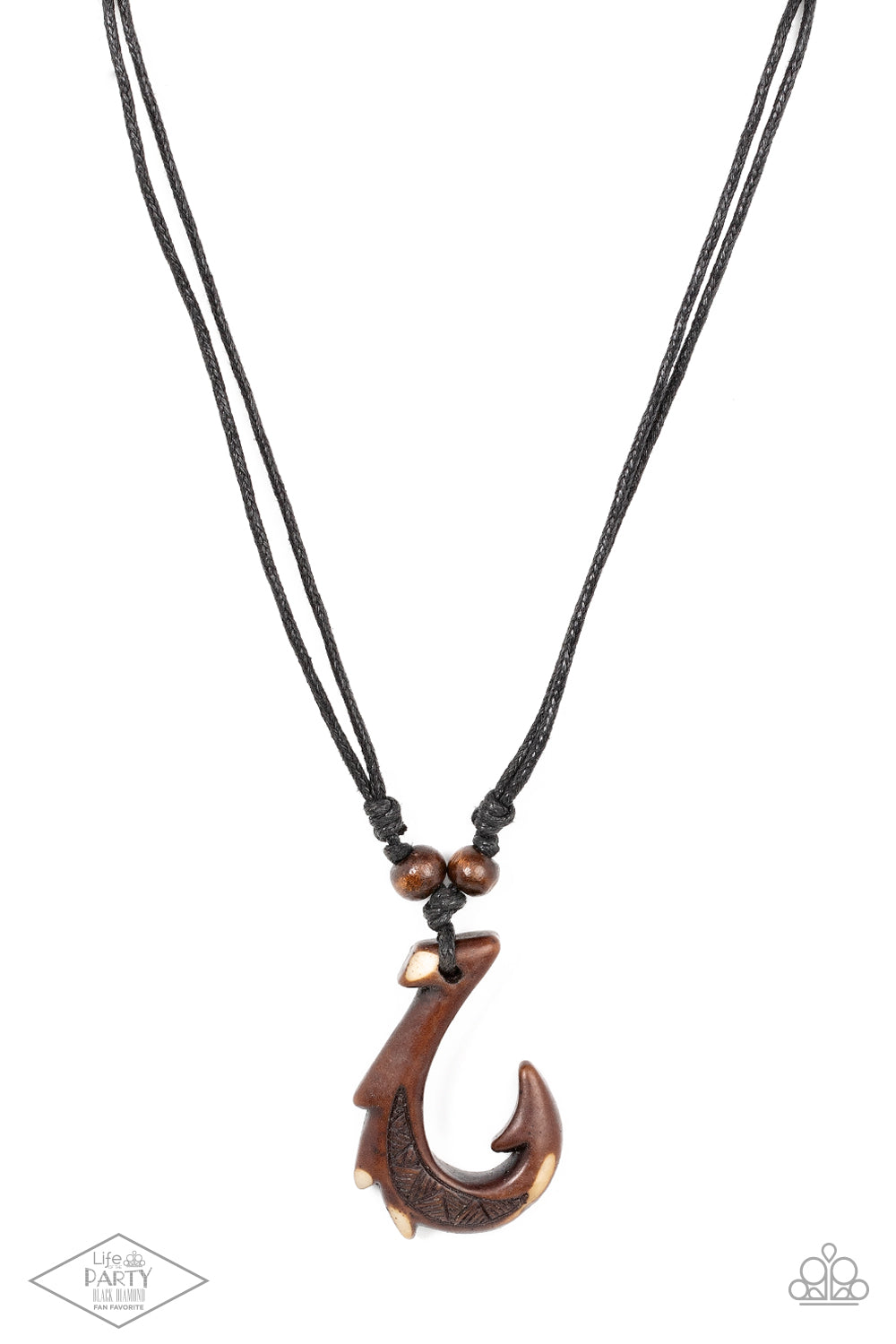 Paparazzi Off The Hook - Brown Urban Necklace