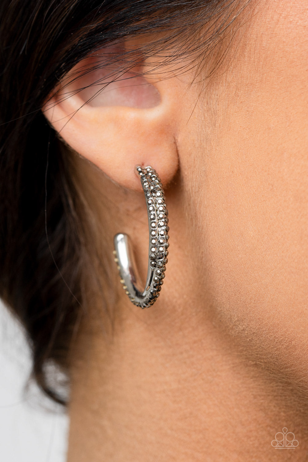 Paparazzi Trail Of Twinkle - Silver Earrings