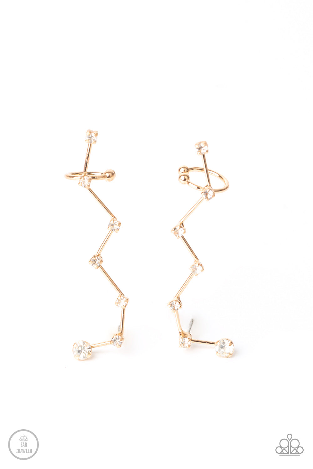 Paparazzi CONSTELLATION Prize - Gold Earrings