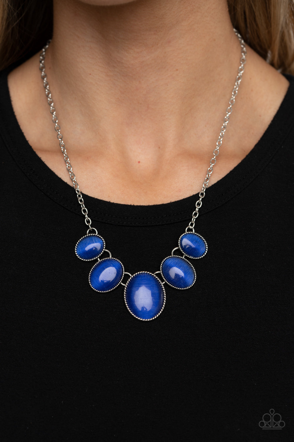 Paparazzi One Can Only GLEAM - Blue Necklace