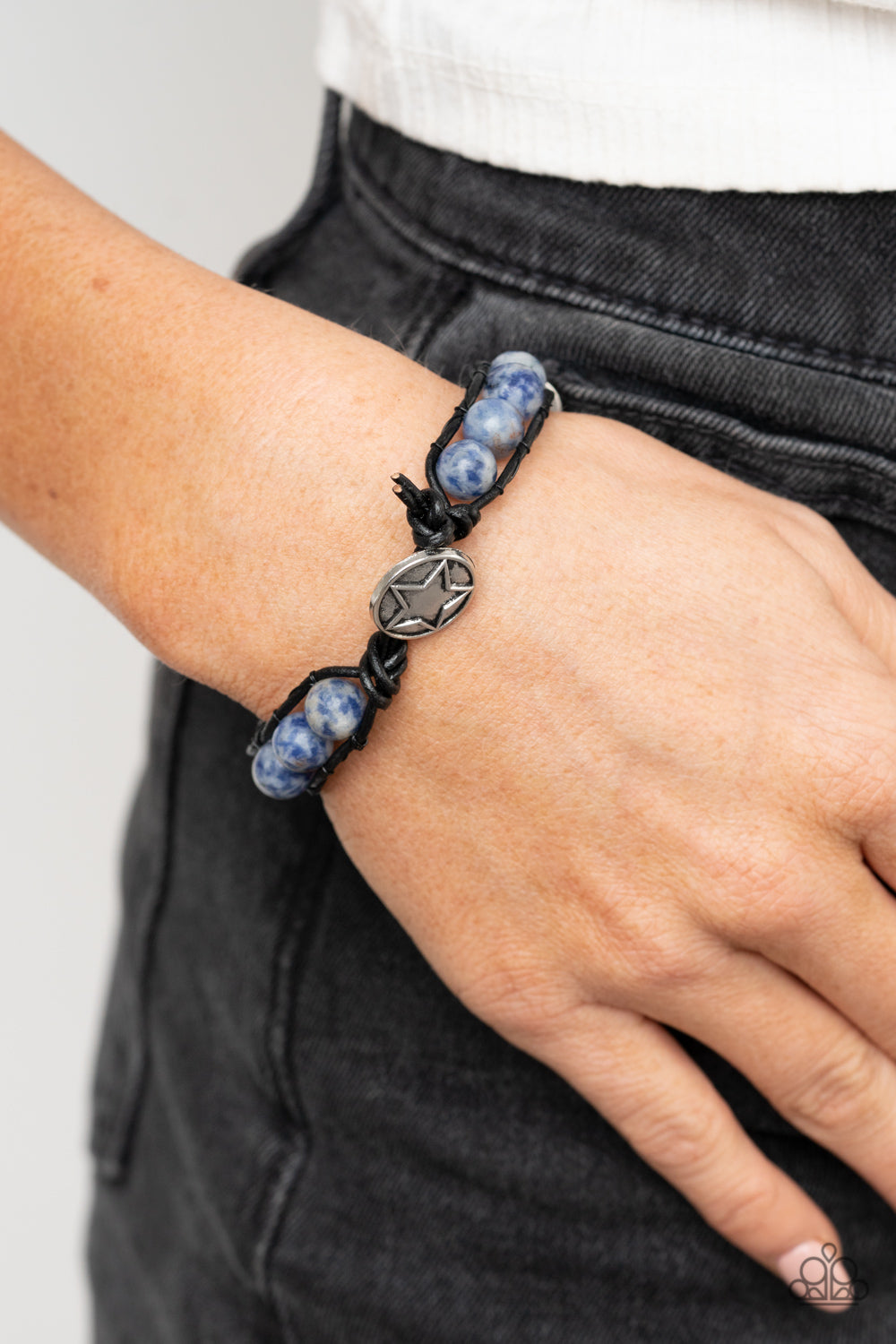 Paparazzi Homespun Stones - Blue Bracelet