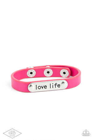 Paparazzi Love Life - Pink Bracelet