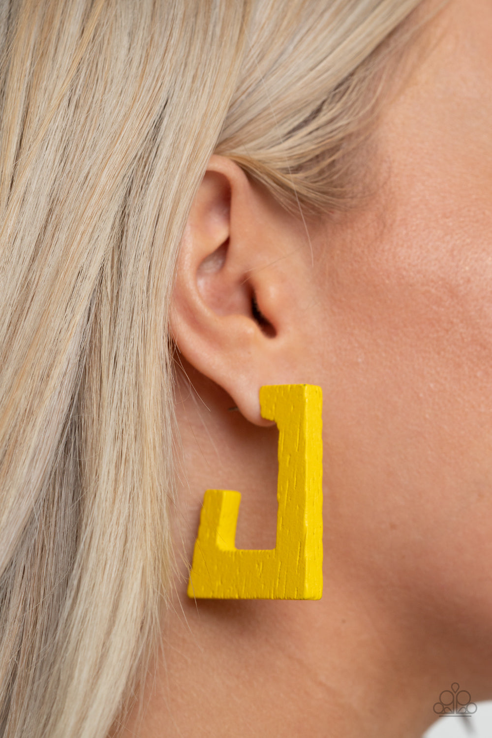 Paparazzi The Girl Next OUTDOOR - Yellow Earrings