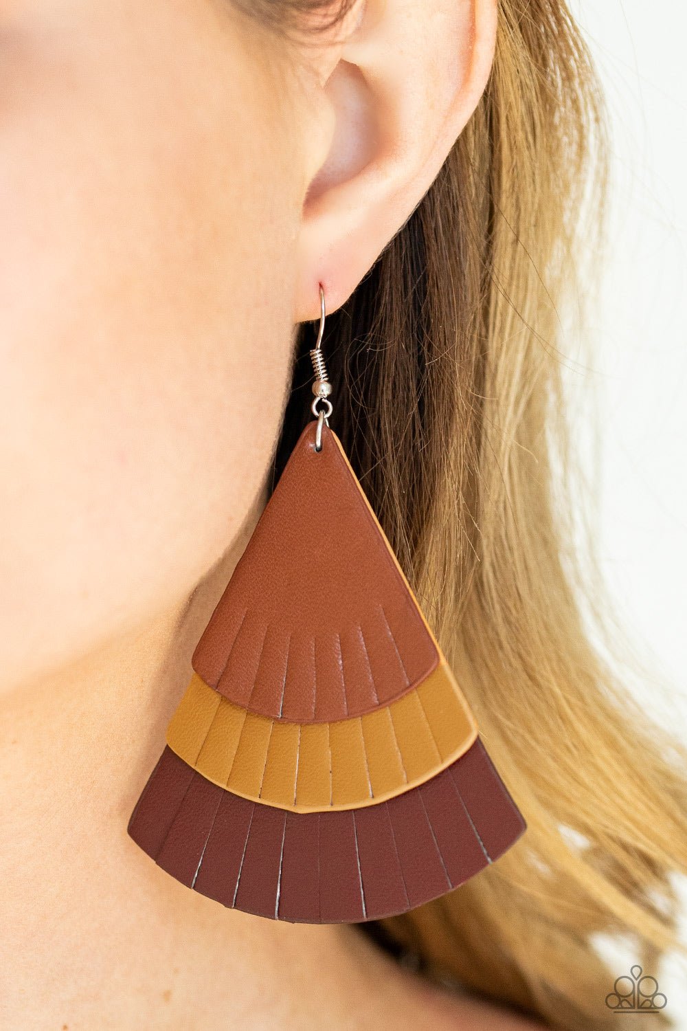 Paparazzi Huge Fanatic - Multi Earrings