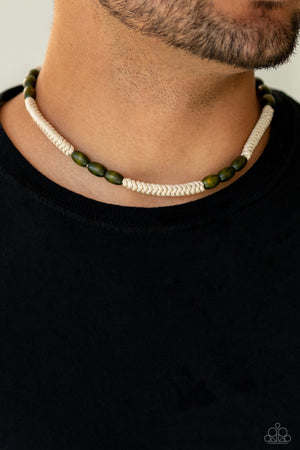 Paparazzi Tahiti Tide - Green Urban Necklace