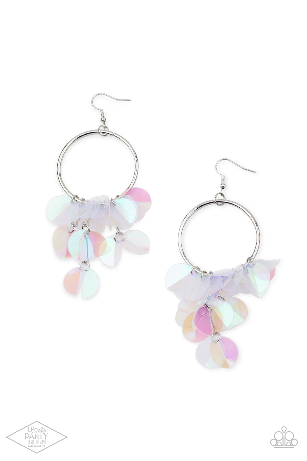 Paparazzi Holographic Hype - Multi Earrings