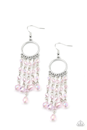 Paparazzi Dazzling Delicious - Pink Earrings