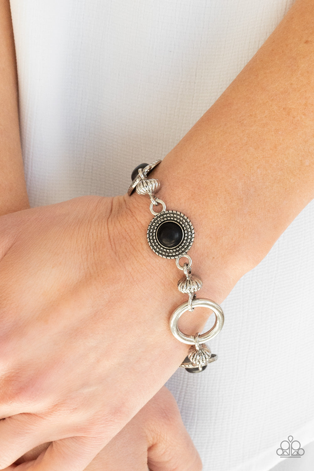 Paparazzi Musical Mountains - Black Bracelets