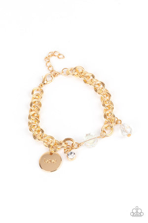 Paparazzi Lovable Luster - Gold Bracelet