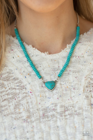 Paparazzi Country Sweetheart - Blue Necklace
