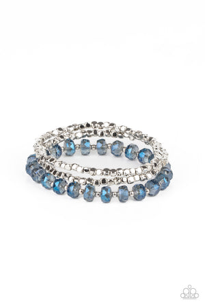 Paparazzi Celestial Circus - Blue Bracelet