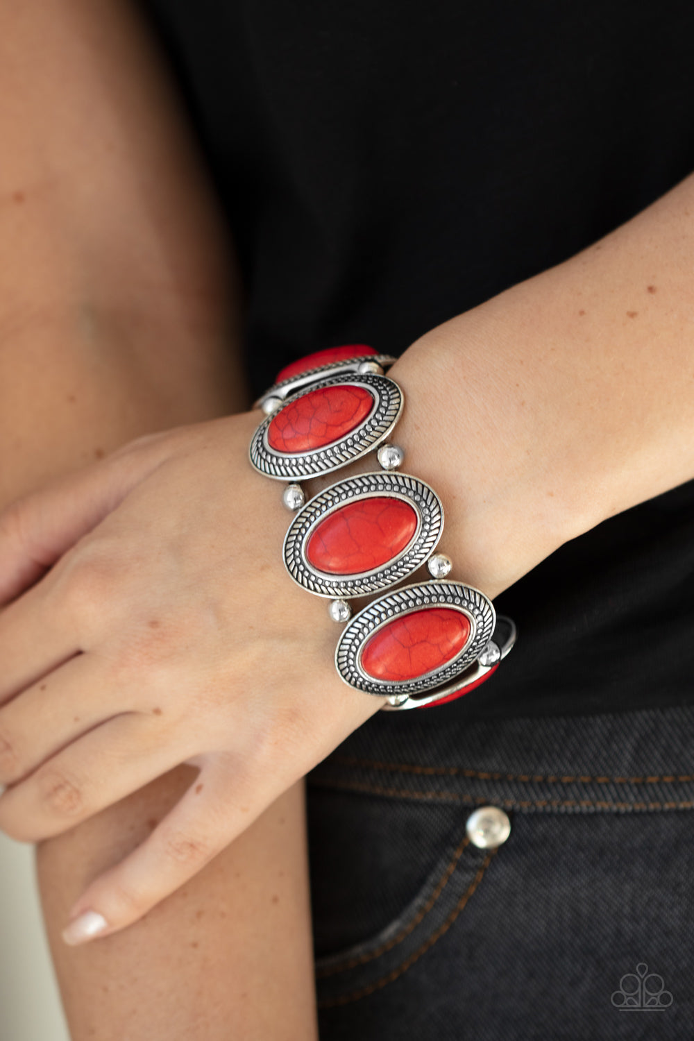 Silver, Red