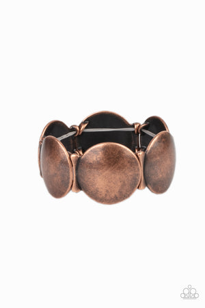 Paparazzi Going, Going, GONG! - Copper Bracelet