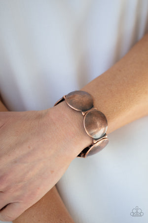 Paparazzi Going, Going, GONG! - Copper Bracelet