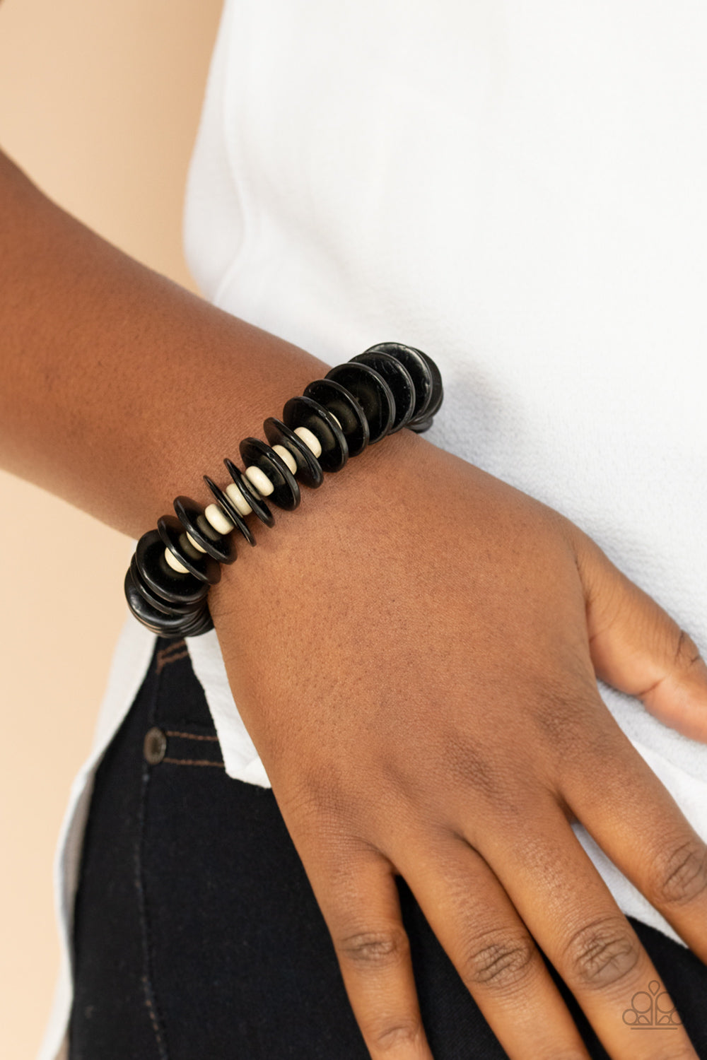 Paparazzi Caribbean Reefs - Black Bracelet