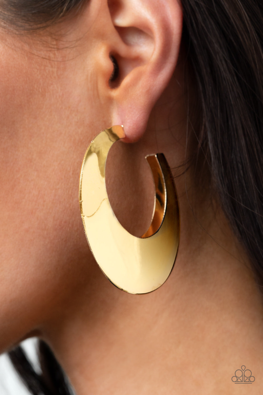 Going OVAL-board - Gold Hoop Earrings
