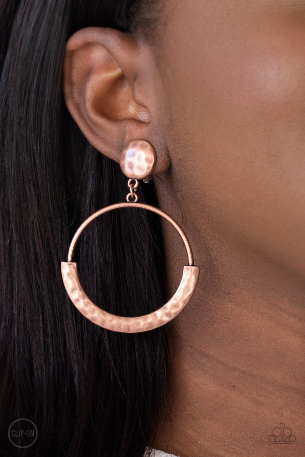 Paparazzi Rustic Horizons - Copper Clip-On Earrings