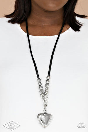 Paparazzi Forbidden Love - Black Necklace