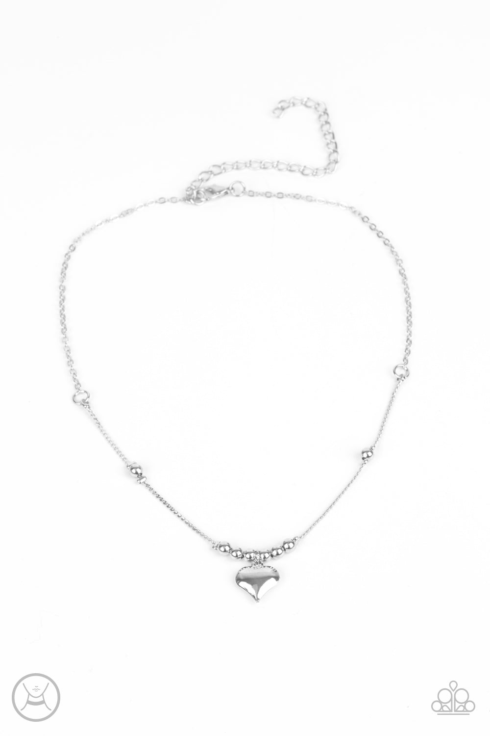 Paparazzi Casual Crush - Silver Choker