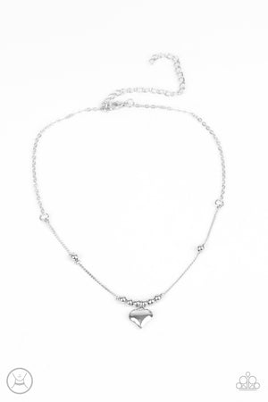 Paparazzi Casual Crush - Silver Choker