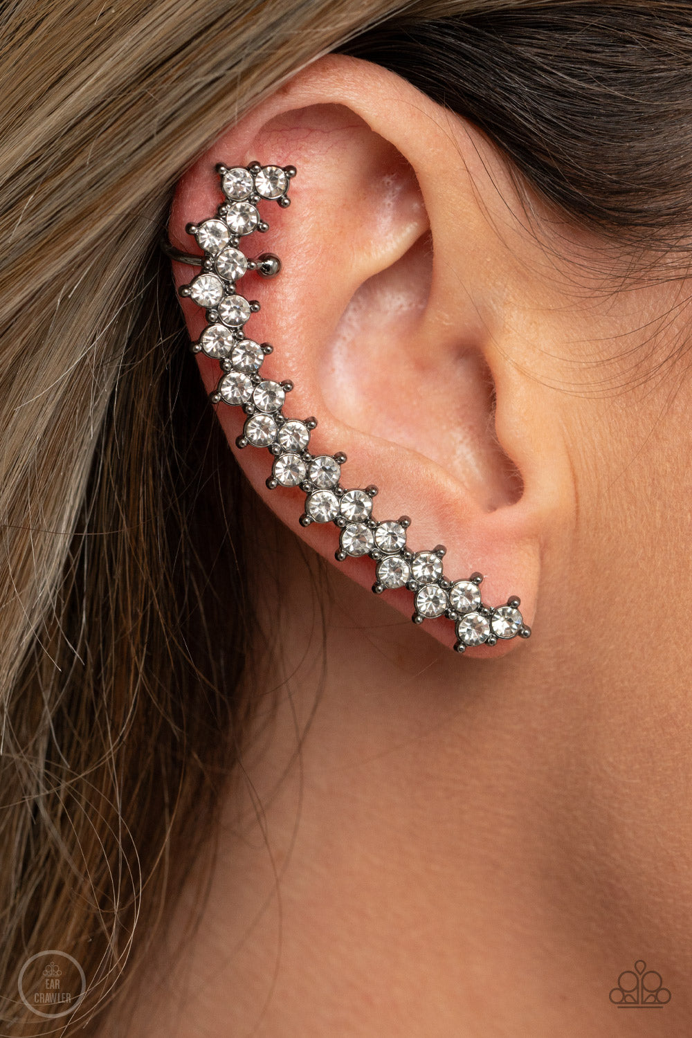 Paparazzi Let There Be LIGHTNING - Black Earrings