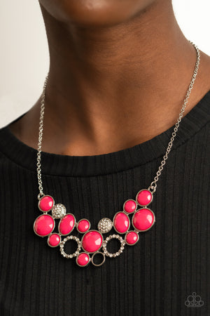 Paparazzi Extra Eloquent - Pink Necklace