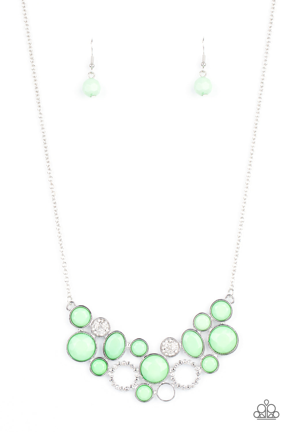 Paparazzi Extra Eloquent - Green Necklace