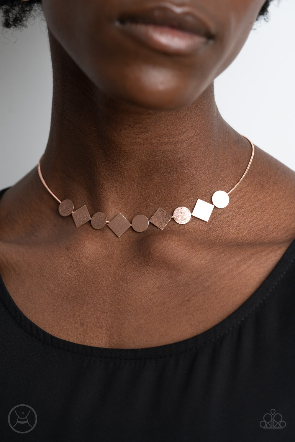 Paparazzi Dont Get Bent Out Of Shape - Copper Necklace