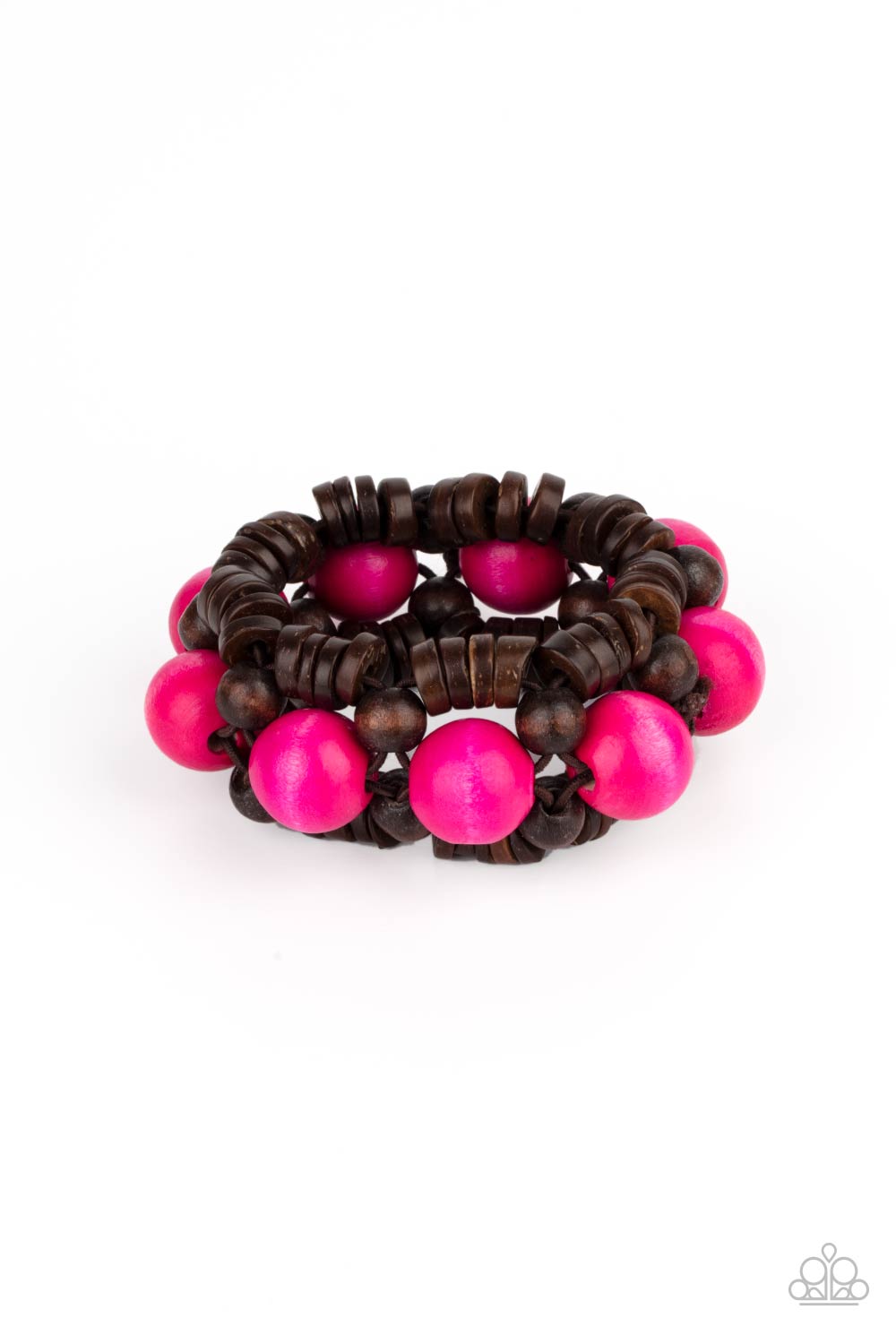 Paparazzi Tropical Temptations - Pink Bracelet