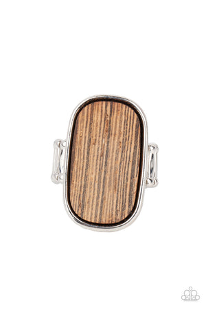 Paparazzi Reclaimed Refinement - Brown Ring