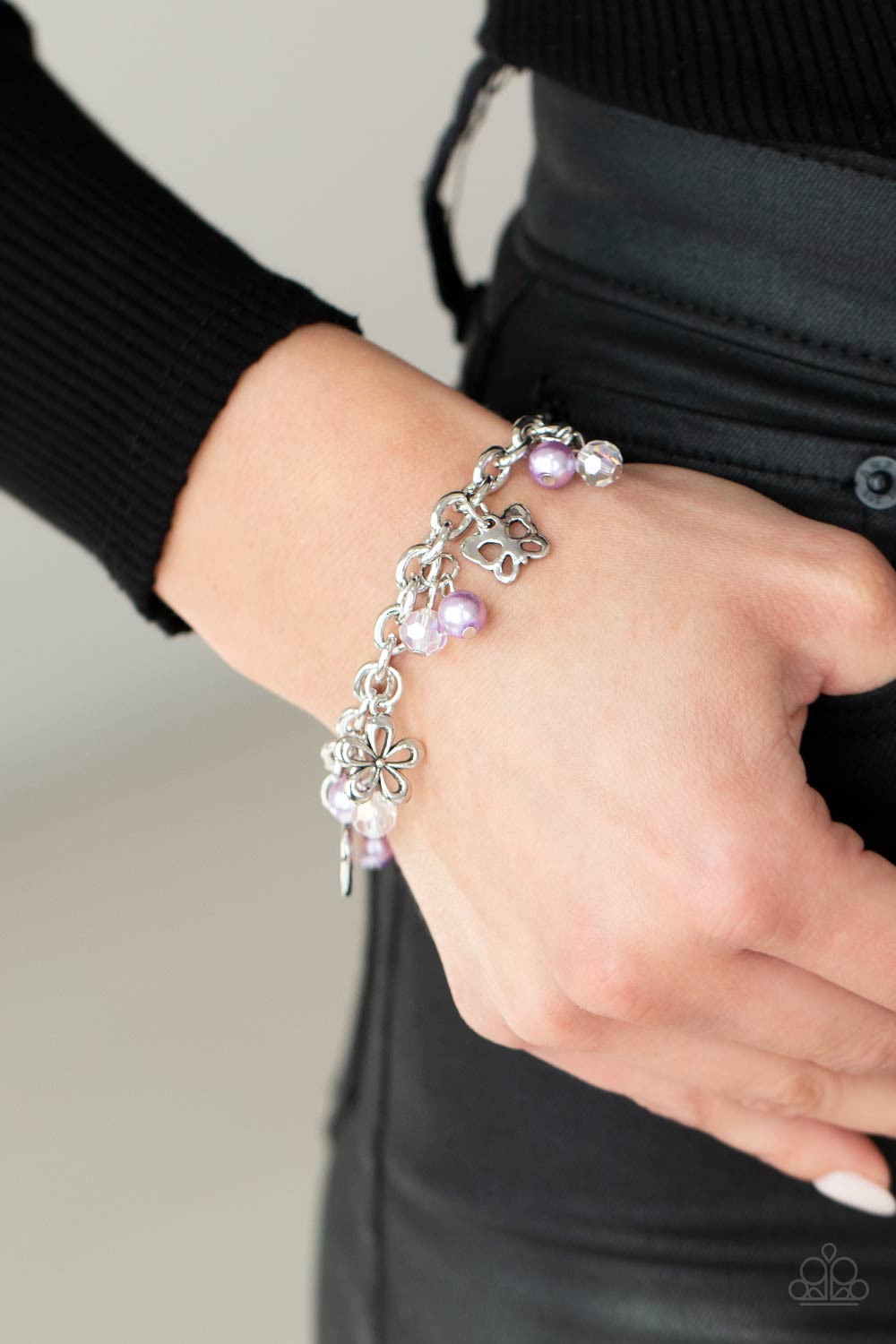 Paparazzi Retreat into Romance - Purple Bracelet
