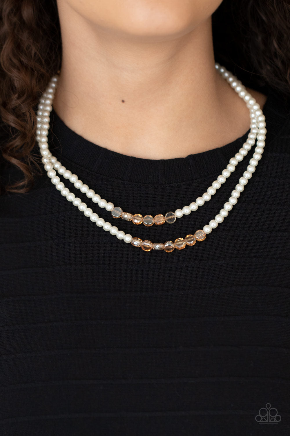Paparazzi Poshly Petite - Gold Necklace