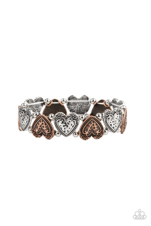 Paparazzi Rustic Heartthrob - Multi Bracelet