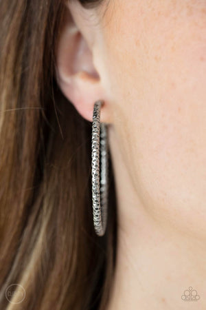 Paparazzi Subtly Sassy - Silver Clip-On Earrings