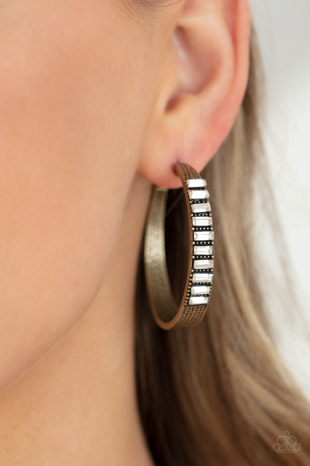 Paparazzi More To Love - Brass Earrings