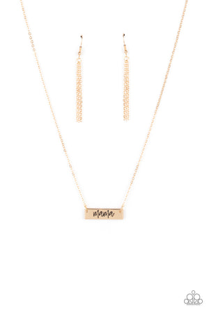Paparazzi Blessed Mama - Gold Bracelet