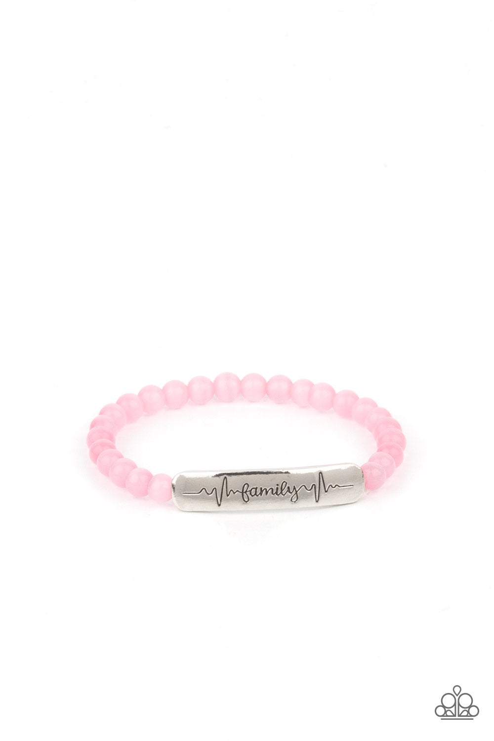 Paparazzi Family is Forever - Pink Bracelet