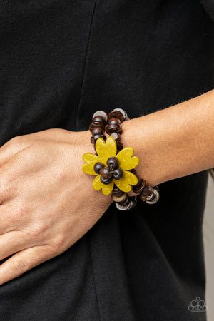 Paparazzi Tropical Flavor - Yellow Bracelet