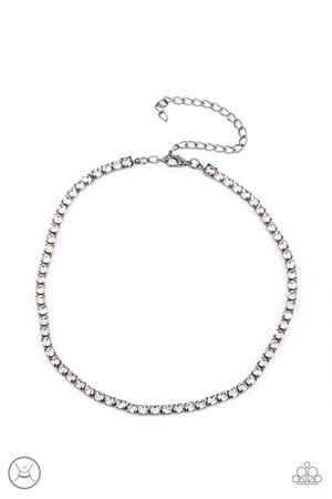 Paparazzi Starlight Radiance - Black Choker Necklace
