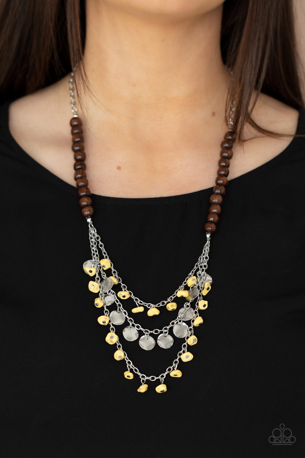 Paparazzi Plains Paradise - Yellow Necklace